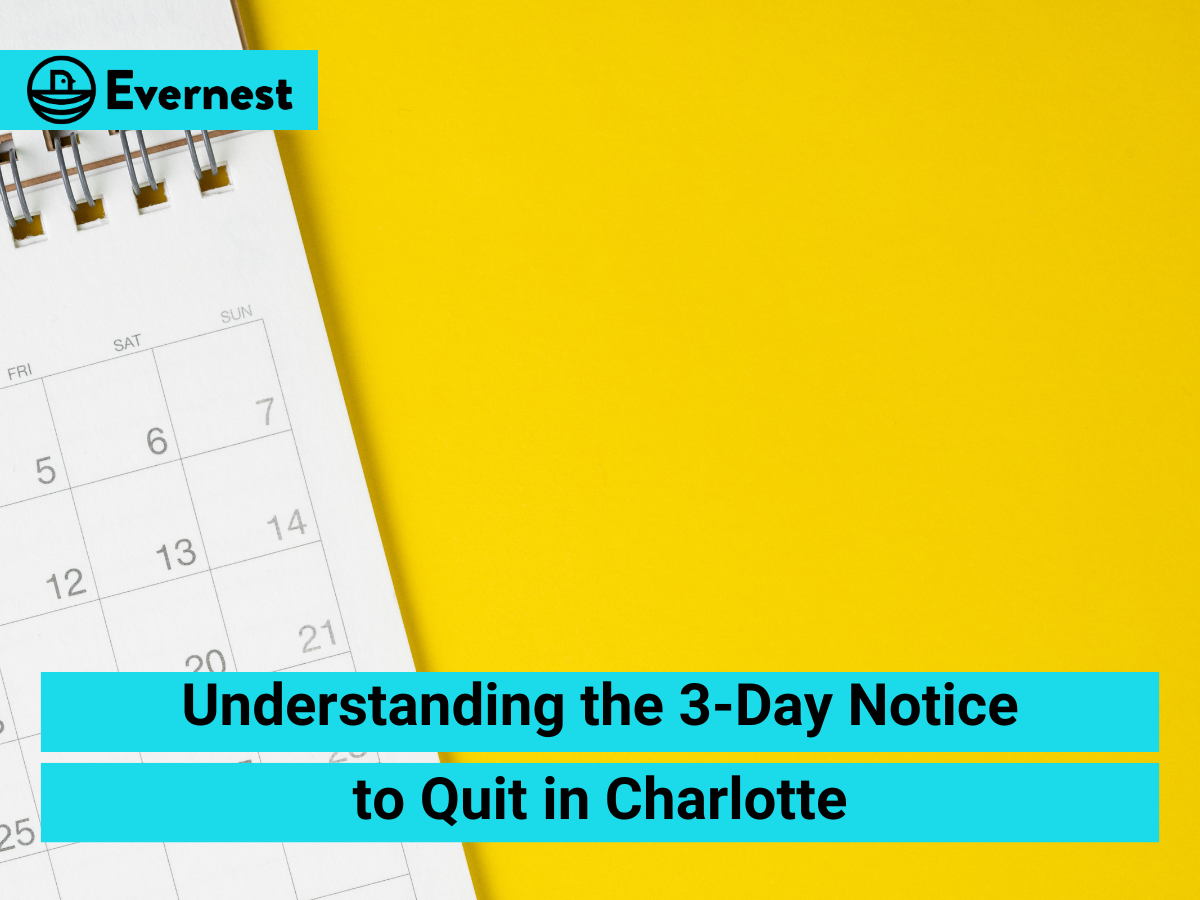 3-Day Notice to Quit in Charlotte
